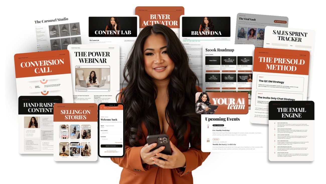 Everything inside The Social PowerHaus — tools, templates and frameworks